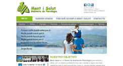 Desktop Screenshot of mentisalut.com